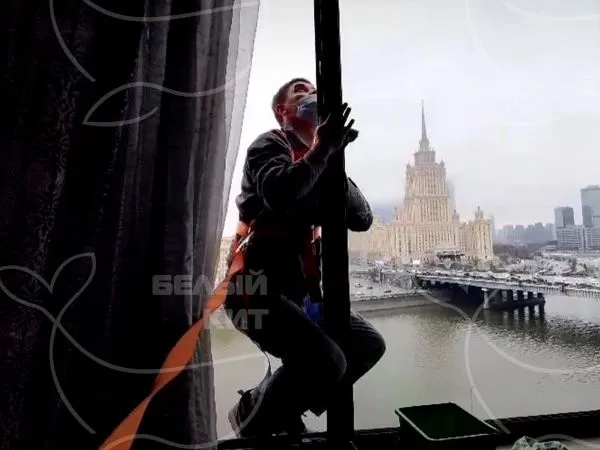 Название фото: Промышленный альпинизм