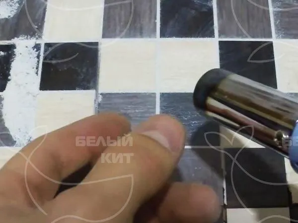 Название фото: Удаление эпоксидной затирки